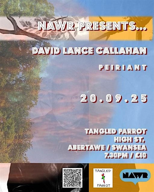 David Lance Callahan + Peiriant | Tangled Parrot Cafe/Record Shop