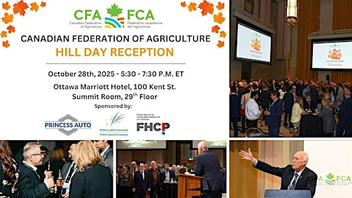 CFA Hill Day Reception / Réception de la Journée de la Colline de la FCA | Ottawa Marriott Hotel