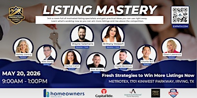 Listing Mastery: Command the Listing Side | MetroTex Association of REALTORS® - Headquarters