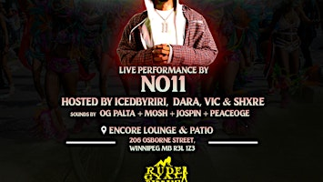 Rude Gyal Riddim featuring NO11 Live in Winnipeg | Encore Lounge & Patio