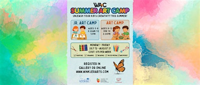 Jr. Summer Art Camp (Ages 5-8): July 27 - 31 | Winkler Arts & Culture