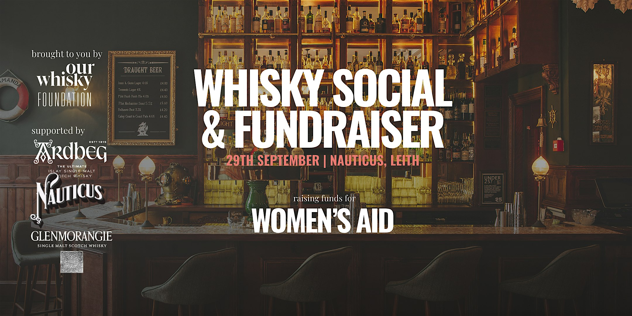 OurWhisky Foundation Women's Aid Fundraiser | Nauticus