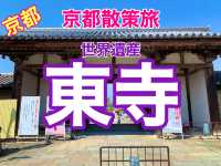 京都　京都散策旅　念願の東寺！東寺と桜のコラボに感動❗️