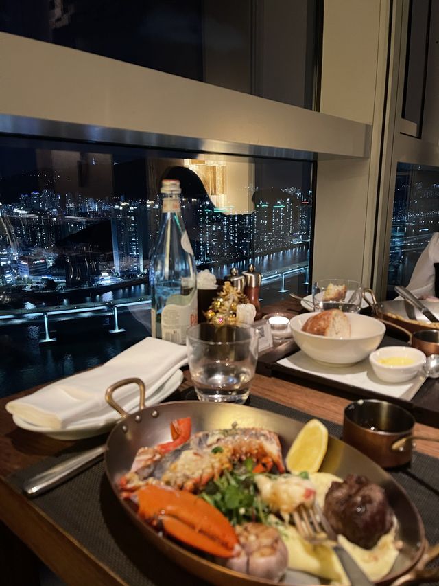 야경 맛집✨파크하얏트부산 다이닝룸 코스요리🍽
