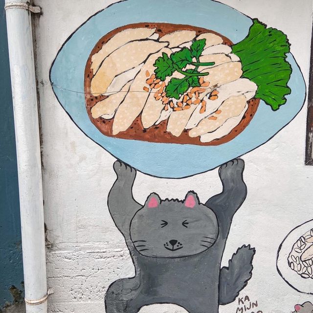 Street Art เบตง มีแมวเต็มไปหมดเลย