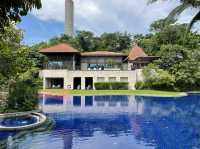 Deep blue pools