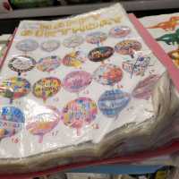 Helium balloons + Party Supplies 