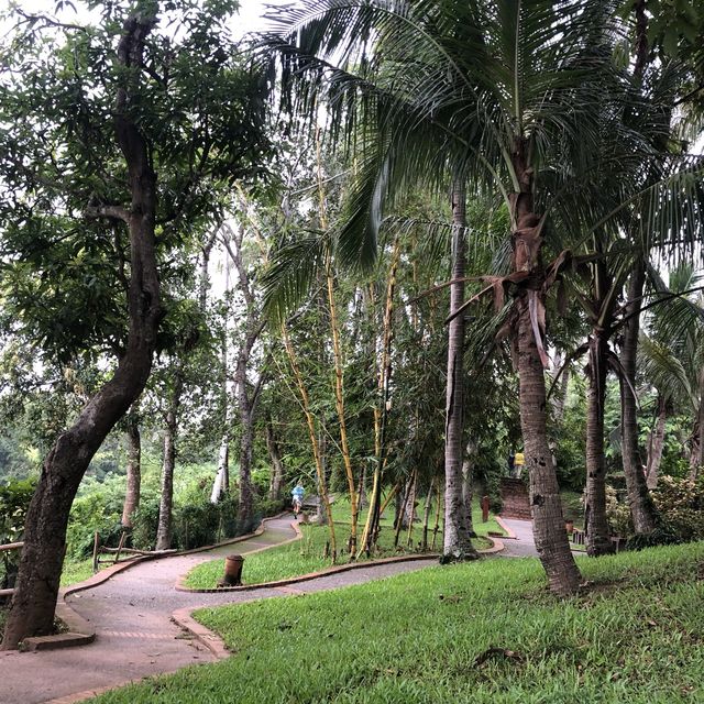 Small public park in the Old town