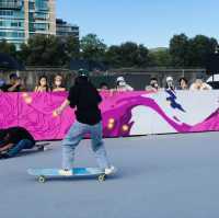 滑板遊戲好地方🛹 Meiti Hockey Rink 美堤極限公園