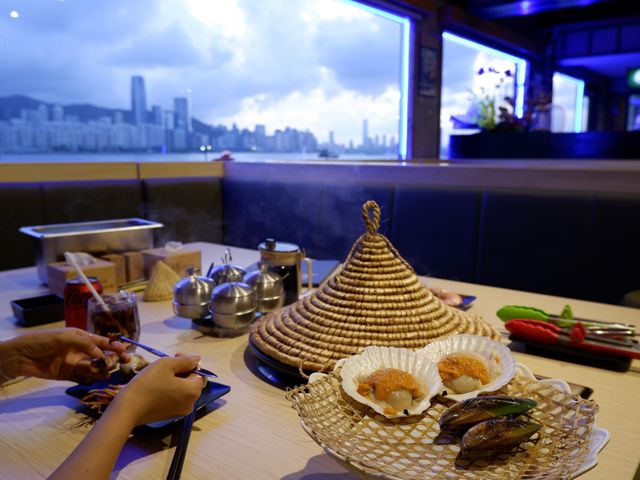 日落海景餐廳，海鮮勁有海水味和多膏 