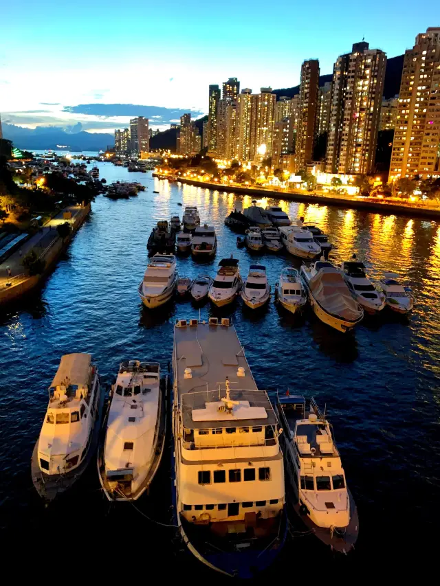 鴨脷洲大橋｜超美夜景