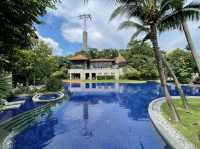Deep blue pools