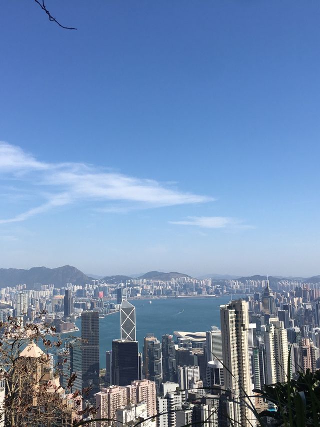 Beautiful view from The Peak 