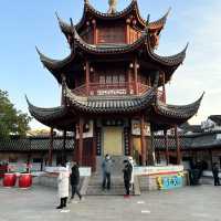 Ancient town in a huge city