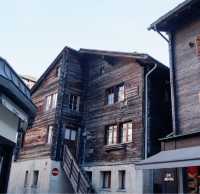 Staying in a wooden house in Zermatt