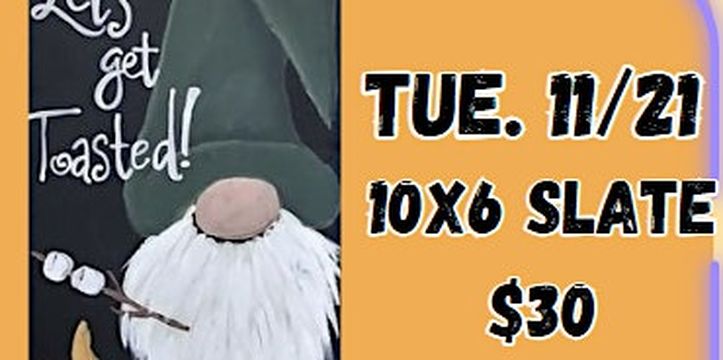 Brush Hour- November Gnome | The Brew Room Locust