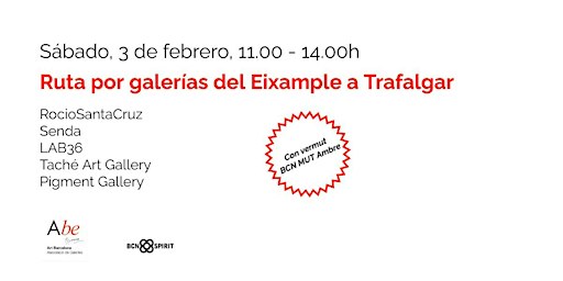 Ruta por galerías de arte del Eixample a Trafalgar | Galería RocioSantaCruz
