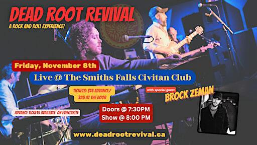 Dead Root Revival with special guest Brock Zeman! | Civitan Club