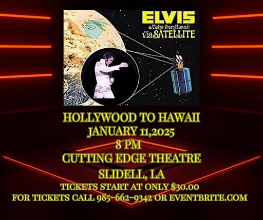 Nick Perkins Starring in "Hollywood To Hawaii" A Tribute to Elvis | Cutting Edge Theater