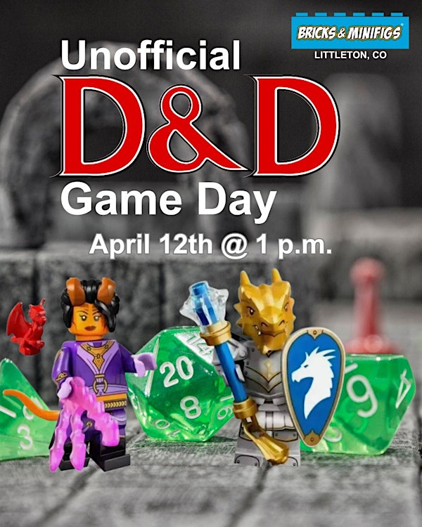 D&D unofficial game day | Bricks & Minifigs