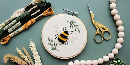 Hand Embroidery Workshop : 3D Bumblebee | Milestone Studios