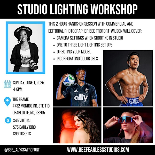 Studio Lighting Workshop | The Frame