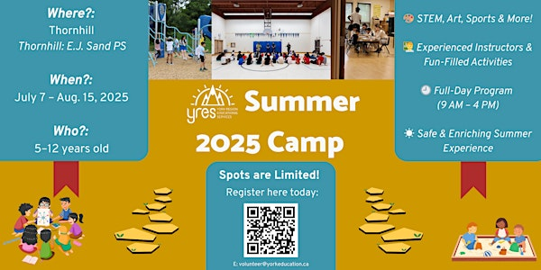 YRES Summer Camp - Thornhill | 150 Henderson Ave