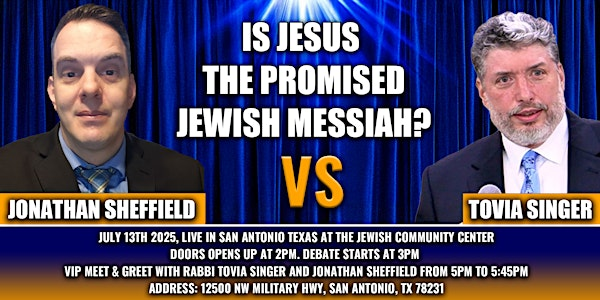 Debate: Is Jesus the Promised Jewish Messiah? | 12500 NW Military Hwy