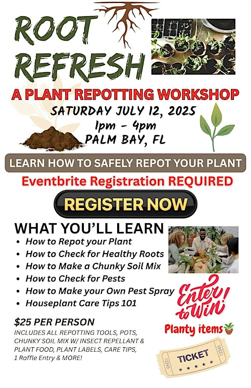 Root Refresh! A Plant Repotting Workshop | Ted Whitlock Community Center