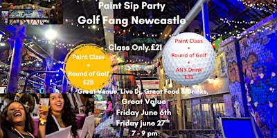 Paint Sip Golf Fang Newcastle | Golf Fang Newcastle