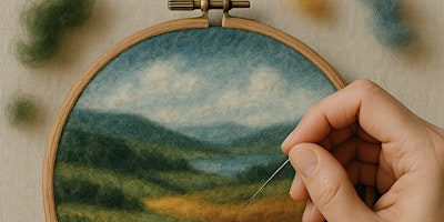 Paint with Wool - Needle Felted Landscape at The Hive in Bath | The Hive Bath