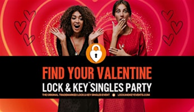 Cincinnati FIND YOUR VALENTINE LOCK & KEY Singles Party Age 21-59 ♥ Ohio | The Vault Mt. Lookout