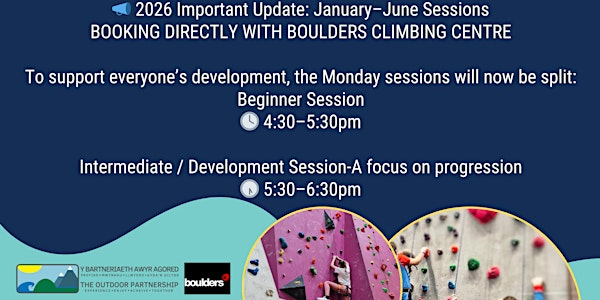 Rock Stars! Youth Climbing4All Monthly Monday BEGINNER AND INTERMEDIATE | Central South Wales