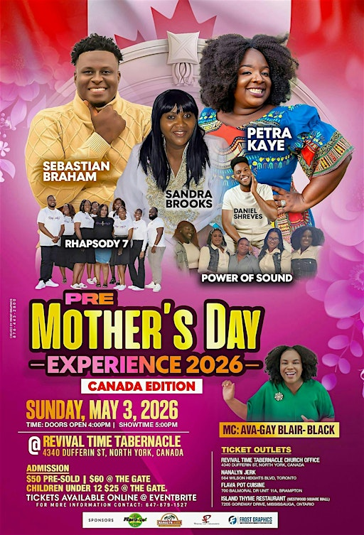 Mother's Day Experience 2026 | Revivaltime Tabernacle, Downsview ...