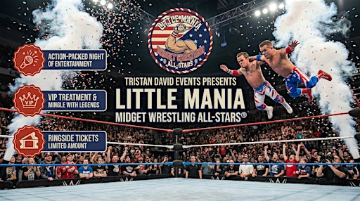 Little Mania Wrestling: Big Action, Tiny Wrestlers! Warwick, NY | Hudson Sports Complex