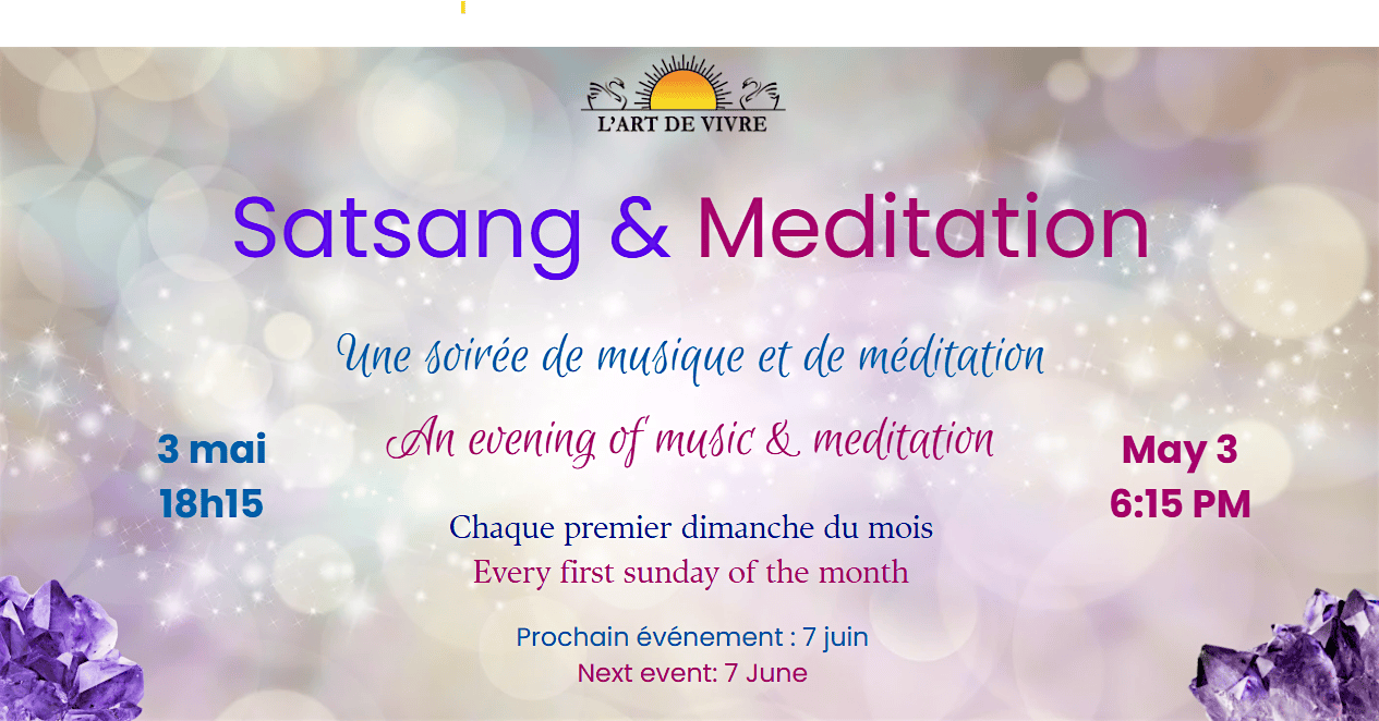 Satsang - An evening of music and meditation | 4937 Rue Sherbrooke O