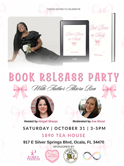 Pink Bows in Sicily Book Release Party | 1890 Tea House