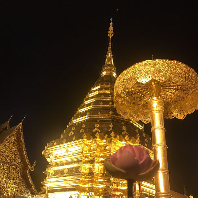 Grand and Holy temple at Doi Suthep 