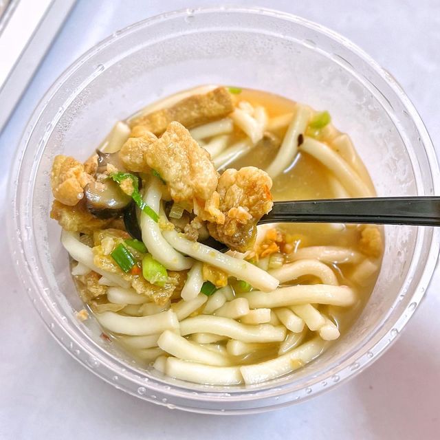懷舊美食豬油渣麵誰喜歡？又香又脆豬油渣必食！