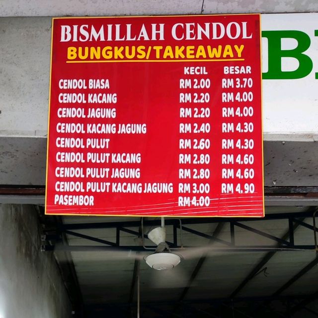 Famous Bismillah Cendol in Taiping