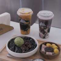 仙草甜品專門店,牽絲冰好足料