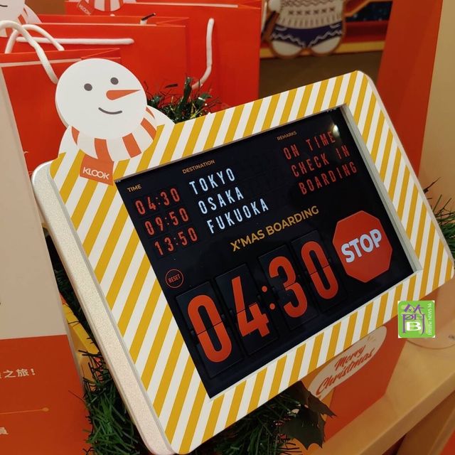 尖沙咀海港城大型打卡聖誕客運站