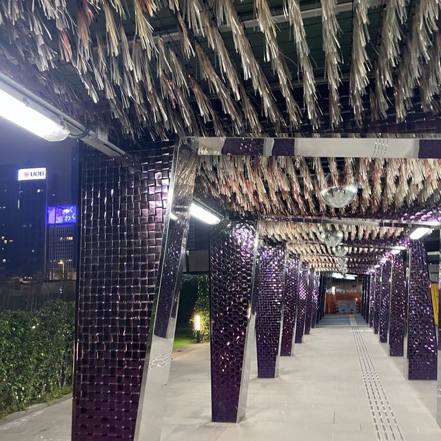 平日夜遊灣仔文青氣息臨時海濱花園