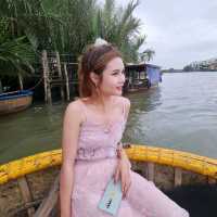 นั่งเรือกระด้งในป่ามะพร้าว ที่ฮอยอันฮอยใจ