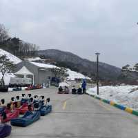 눈덮인 설산과함께❄️씨사이드리조트 루지