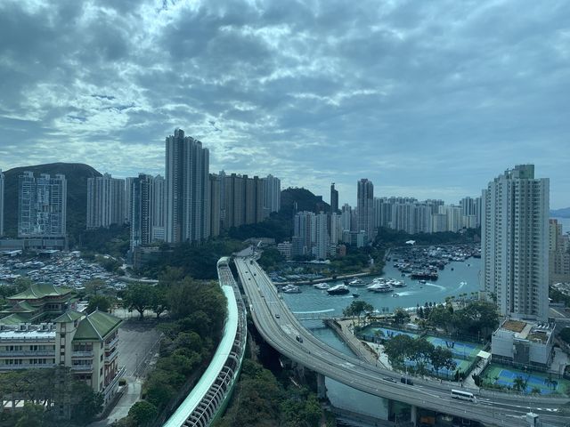 高空遠眺深灣遊艇會