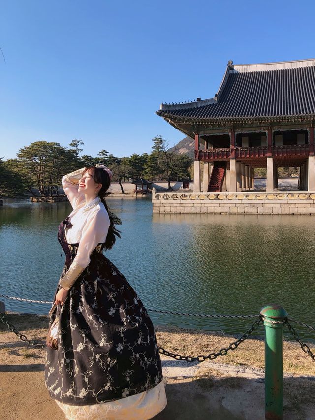 한복 데이트 코스로 최고인 경복궁