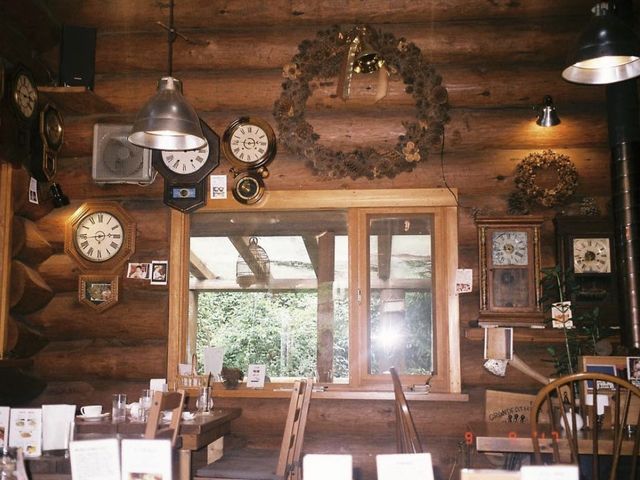 【大阪】森のログハウスカフェ🕰おじいさんの古時計