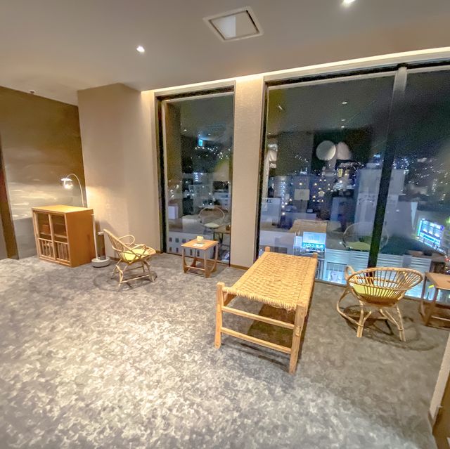 ホテルエイチツー長崎の大浴場前