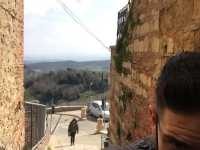 jogging around Cortona 